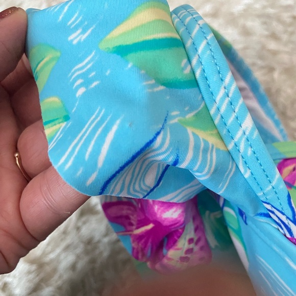 Stella Parker swimsuit one piece ruffles similar to Lilly Pulitzer bathing suit - Picture 8 of 8